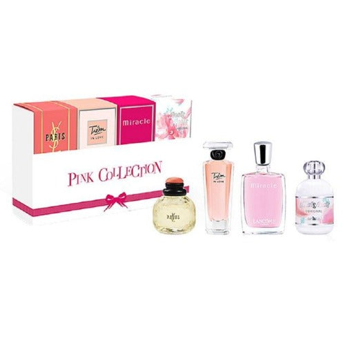 Lancome Ysl Pink Collection 4 Piece Mini Gift Set for Women