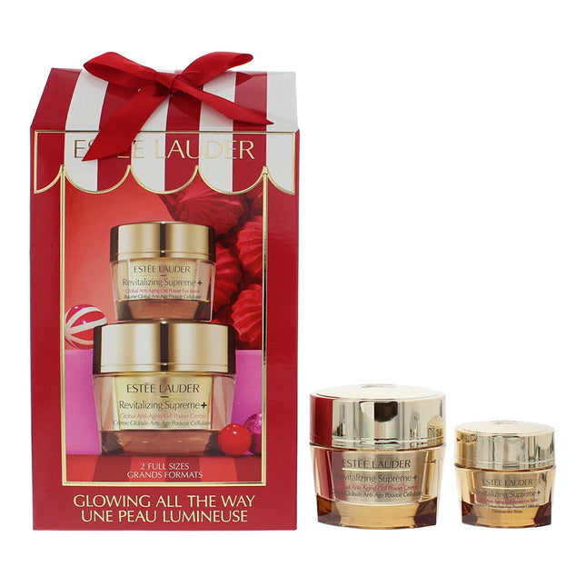 Estee Lauder Glowing All The Way Set Estee Lauder: Revitalizing Supreme+ Anti-Aging – Cream for Women, For Face, 50 ml +…