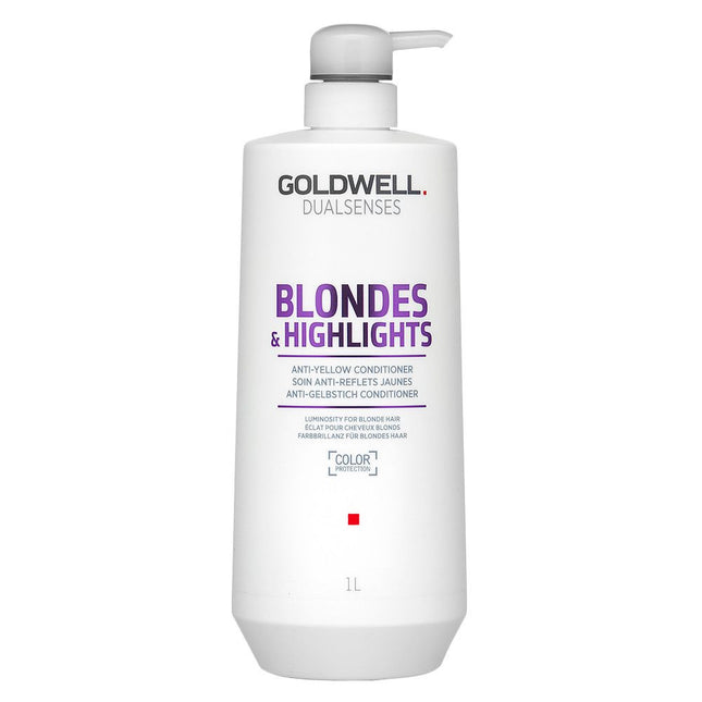 Goldwell Dualsenses Blonde & Highlights Anti-Yellow Conditioner 1000ml, 1000 ml for Unisex