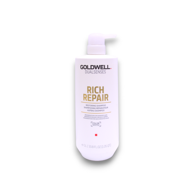 Goldwell Dualsenses Rich Repair Restoring Shampoo 1000ml, 1000 ml for Unisex
