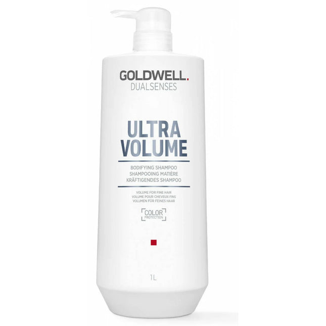 Goldwell Dualsenses Ultra Volume Bodifying Shampoo 1000ml - For Fine Hair, 1000 ml for Unisex