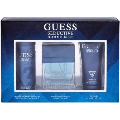 Guess Seductive Homme Blue 3 Piece Gift Set Guess
