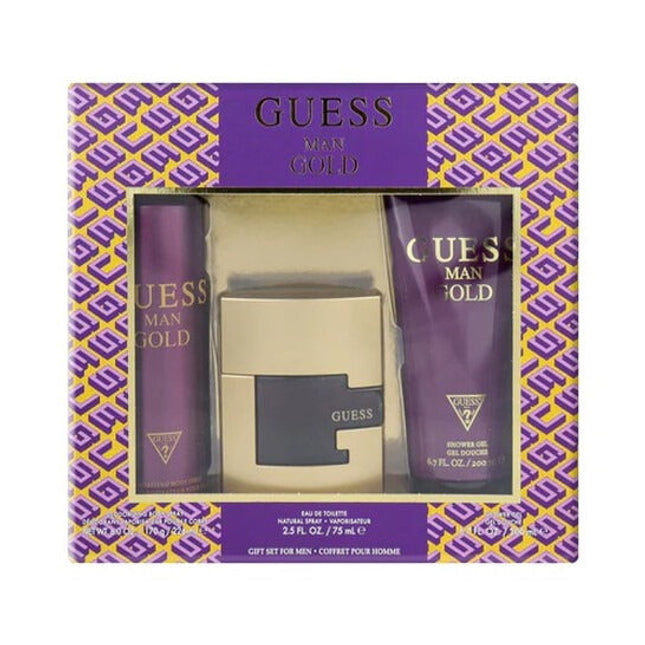 Guess Gold 3 Piece Gift Set Guess