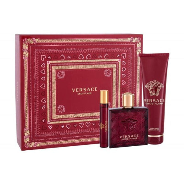 Versace Eros Flame 3 Piece Gift Set Versace