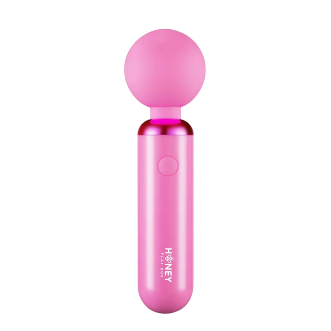 Honey Play Box Pomi Wand – Clitoral Wand Vibrator, 10 Vibrating Modes, USB Rechargeable, Silicone+ABS, 17.60 × 4.70 × 4.70…