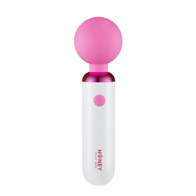 Honey Play Box Pomi Wand – Clitoral Wand Vibrator, 10 Vibrating Modes, USB Rechargeable, Silicone+ABS, 17.60 × 4.70 × 4.70…