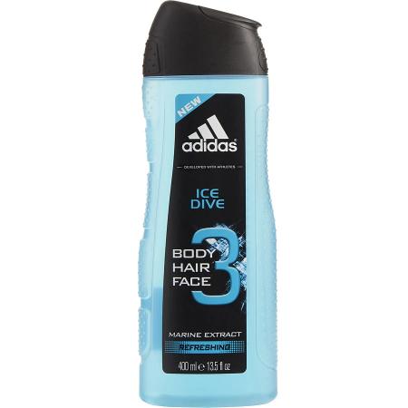 Adidas Ice Dive 3 Body, Hair & Face Shower Gel Adidas