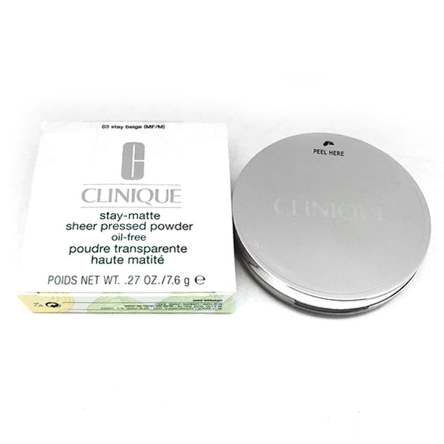 Clinique Stay-Matte Sheer Pressed Powder Oil-Free 7.6g - Honey, 7 g for Women