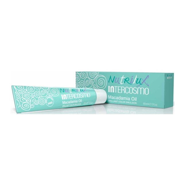 Intercosmo Nutrilux Macadamia Oil Hair Colour 60ml - 10.0 Orange Blossom Honey, 60 ml for Unisex