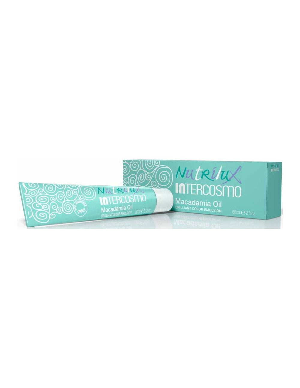 Intercosmo Nutrilux Macadamia Oil Hair Colour 60ml - 5.13 Light Brown Golden Ash, 60 ml for Unisex