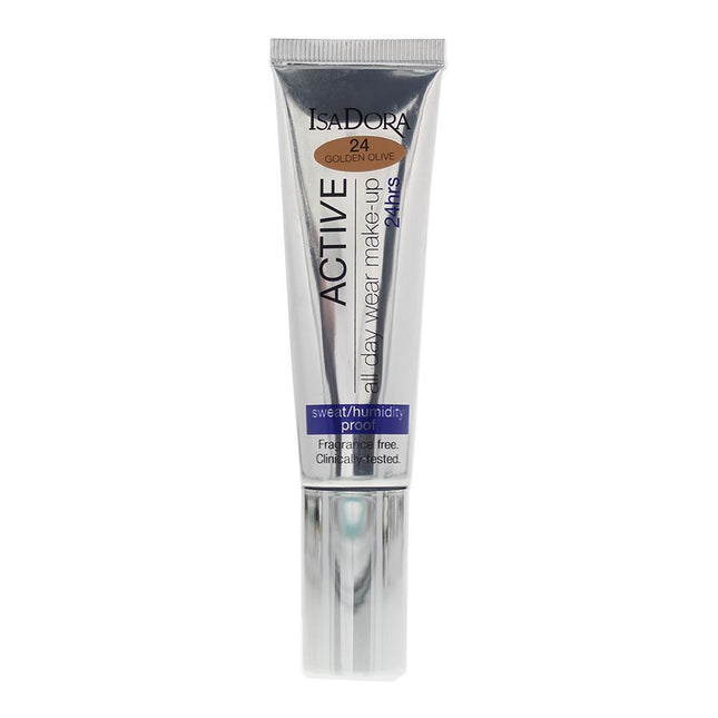 IsaDora Active All Day Wear Foundation 35ml - 24 Golden Olive, 35 ml for Unisex