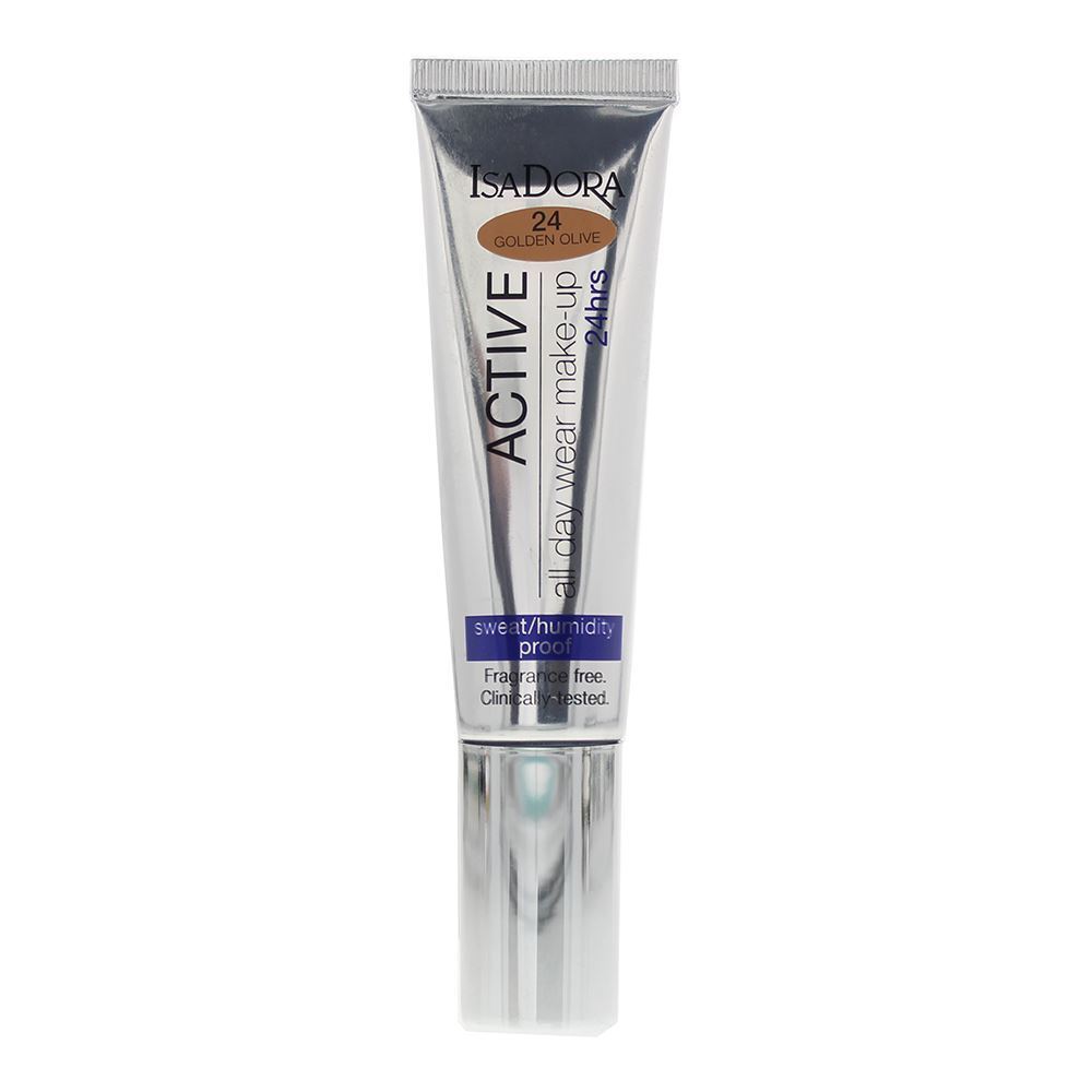 IsaDora Active All Day Wear Foundation 35ml - 24 Golden Olive, 35 ml for Unisex