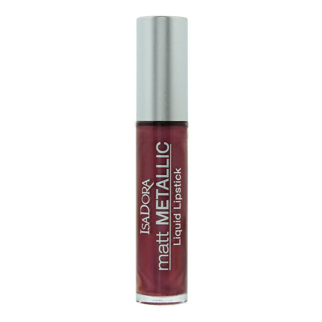 Isadora Matt Metallic Liquid Lipstick 7ml - 83 Burgundy, 7 g for Unisex