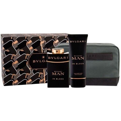Bvlgari Man In Black Eau de Parfum 3 Piece Gift Set for Men