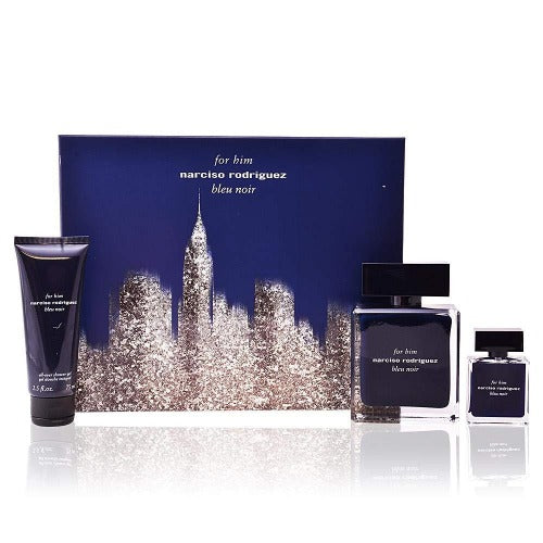 Narciso Rodriguez Bleu Noir 3 Piece Gift Set for Men