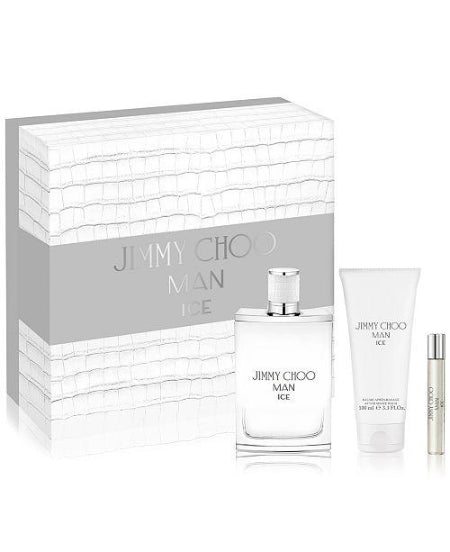 Jimmy Choo Man Ice 3 Piece Gift Set For Men - Masionstore