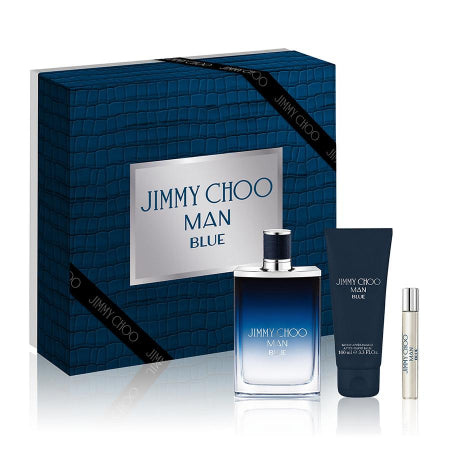 Jimmy Choo Man Blue 3 Piece Gift Set for Men - Masionstore