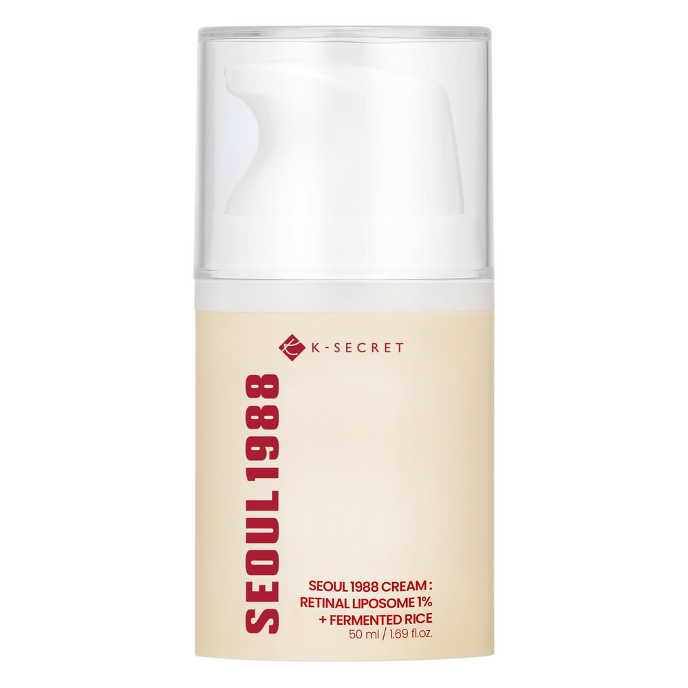K-Secret Seoul 1988 Retinal Liposome + Fermented Rice Face Cream 50ml, 50 ml for Unisex