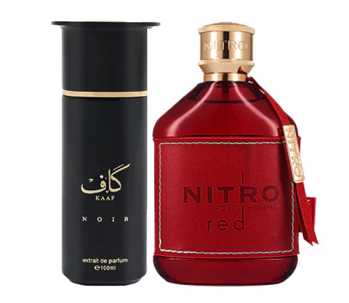 PerfumeBox.com Ahmed Al Maghribi Kaaf Noir & Dumont Nitro Red - Bundle for Men