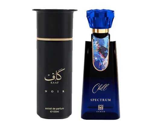 Ahmed Al Maghribi Kaaf Noir & Spectrum Chill - Bundle for Men
