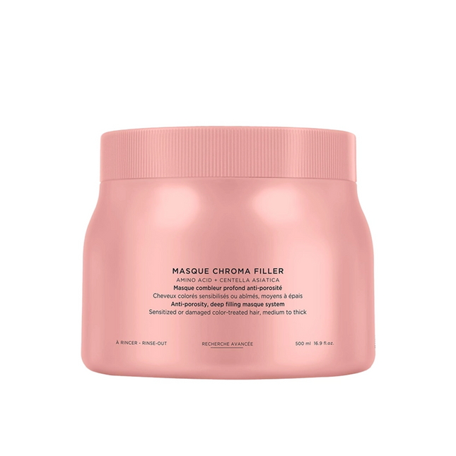 Kerastase Chroma Absolu Filler – Hair Treatment Cream Mask for Women, Anti-Porosity, 500 ml