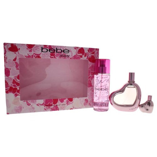Bebe Sheer 3 Piece Gift Set for Women