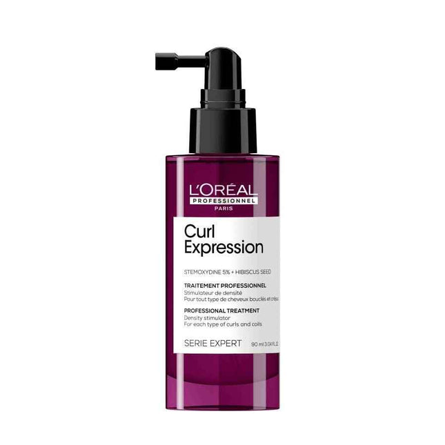 L`Oreal Professionnel L'Oreal Professionnel Serie Expert Curl Expression Stemoxydine5% + Hibiscus Seed – Scalp Treatment Spray for Women, For Density & Vitality, 90 ml