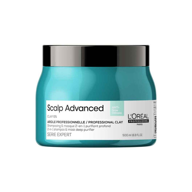 L`Oreal Professionnel L'Oreal Professionnel Serie Expert Scalp Advanced – Hair Treatment Cream Mask for Women, For Purifying, 500 ml