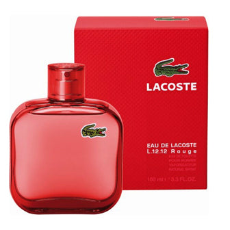 Eau De Lacoste L.12.12 Rouge Eau de Toilette for Men - Masionstore