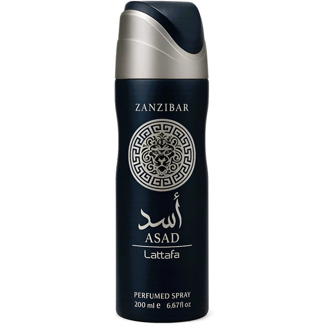 Lattafa Perfumes Lattafa Asad Zanzibar Perfumed Body Spray 200ml, 200 ml for Men