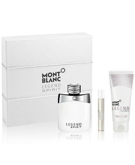 Mont Blanc Legend Spirit 3 Piece Gift Set for Men - Masionstore