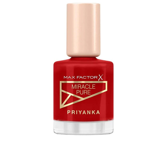Max Factor Priyanka Miracle Pure Nail Polish 12ml - 360 Daring Cherry, 12 ml for Unisex