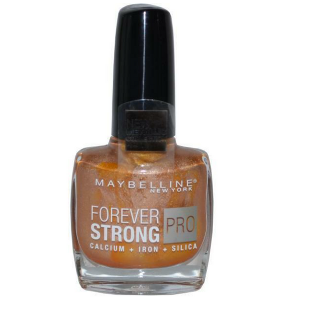 Maybelline Forever Strong Pro Up To 7 Days Wear – Nail Polish for Women, Nr. 830, Metallic Bronze, 10 ml