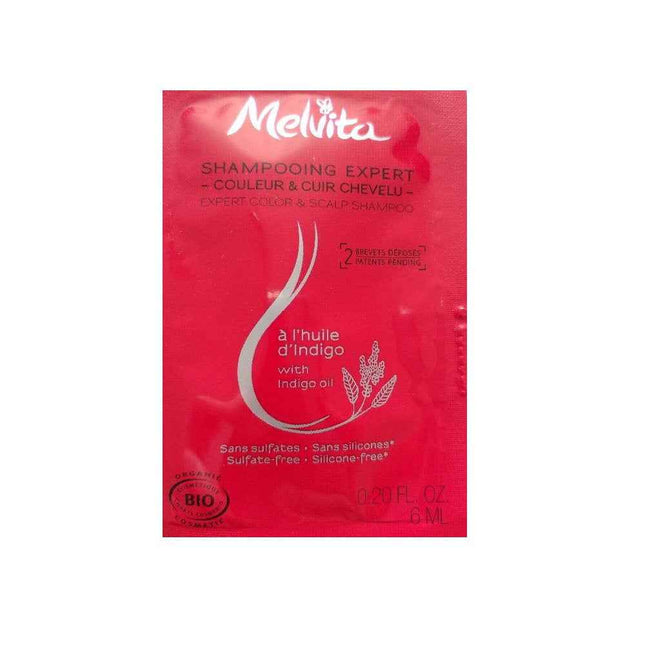 Melvita Expert Color & Scalp Organic – Hair Shampoo for Women, For Strengthening, 6 ml Sample