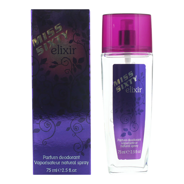 Miss Sixty Rock Muse Elixir – Deodorant Spray for Women, 75 ml