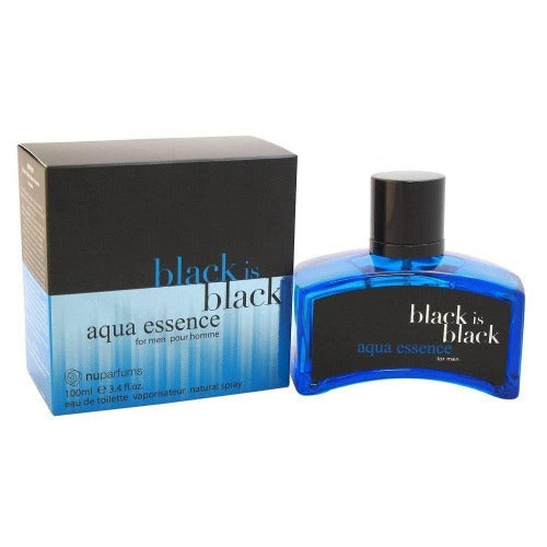 Nu Parfums Black Is Black Aqua Essence Eau de Toilette for Men