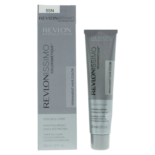 Revlon Revlonissimo Colorsmetique Permanent Hair Color 60ml - 5SN Light Brown, 60 ml for Unisex