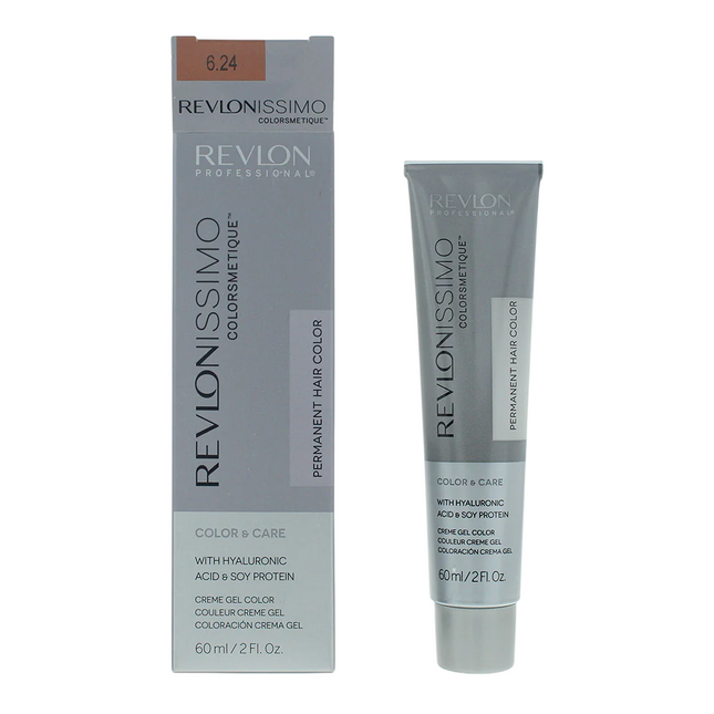 Revlon Revlonissimo Color & Care Creme Gel Color 60ml - 6.24, 60 ml for Unisex