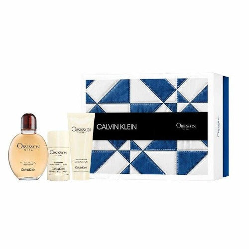 Calvin Klein Obsession 3 Piece Gift Set for Men