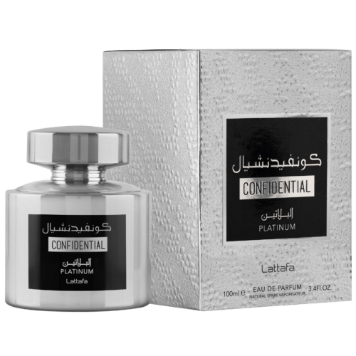 Lattafa Confidential Platinum Eau de Parfum for Men