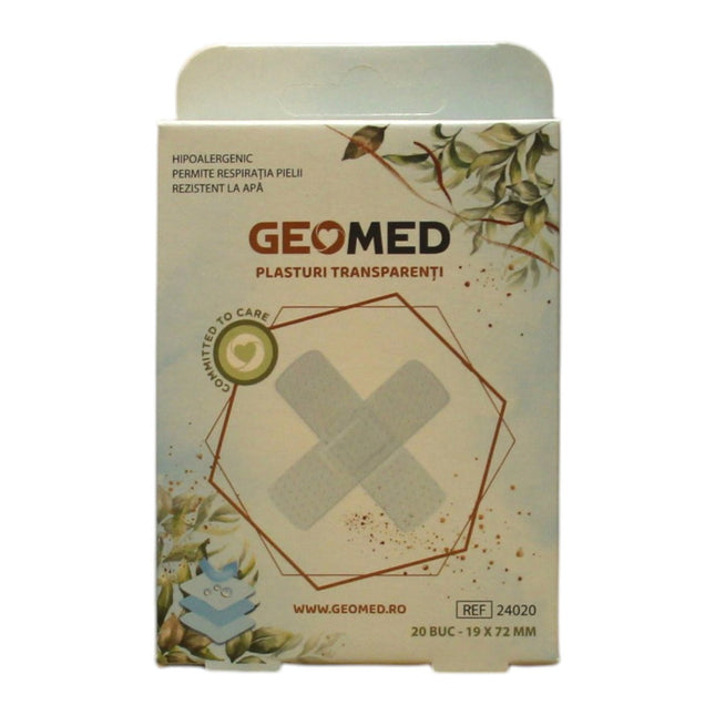 Geomed Set Geomed Geomed Protective – Wound Dressings Unisex, 19 x 72 mm, 20 pcs