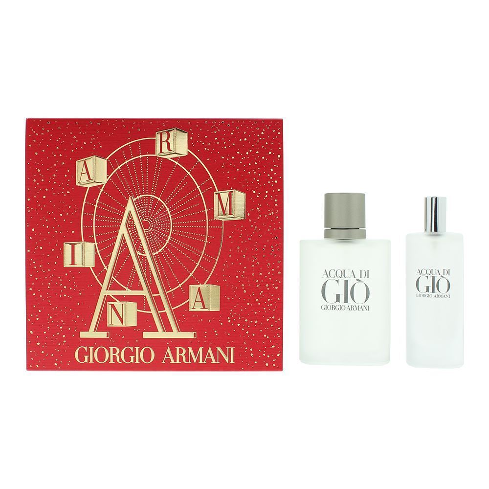 Giorgio Armani Acqua Di Gio Christmas Gift Set 50ml EDT + 15ml EDT for Men