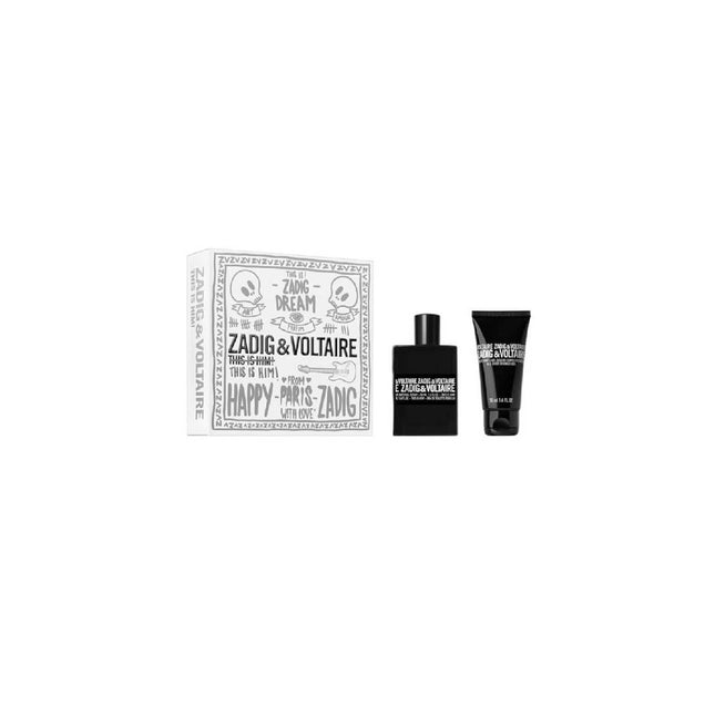 Zadig & Voltaire This is Him Gift Set 50ml EDT + 50ml Shower Gel for Men