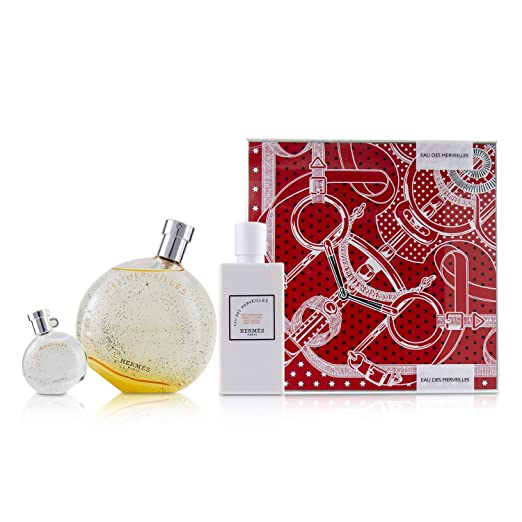 Hermes Eau Des Merveilles 3 Piece Gift Set for Women