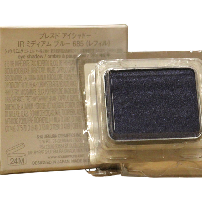 Shu Uemura Eye Shadow Pressed Powder Refill 1.4g - IR 685 Medium Blue, 1 g for Unisex