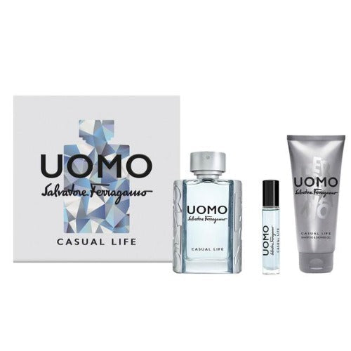 Salvatore Ferragamo Ferragamo Uomo Casual Life 3 Piece Gift Set for Men