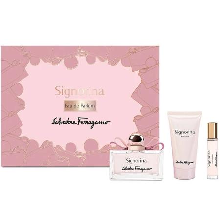 Signorina Eau De Parfum 3 Piece Gift Set Salvatore Ferragamo