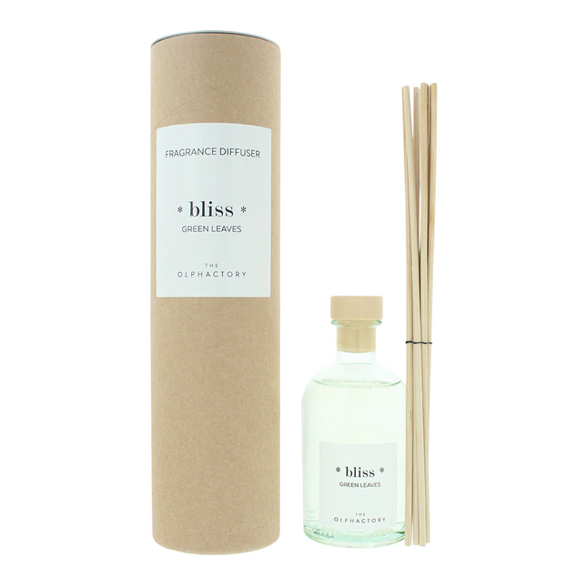 The Olphactory Bliss Green Leaves Reed Diffuser 250ml, 500 ml for Unisex