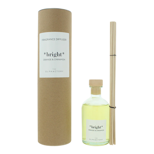 The Olphactory Bright Orange Cinnamon Reed Diffuser 100ml, 100 ml for Unisex