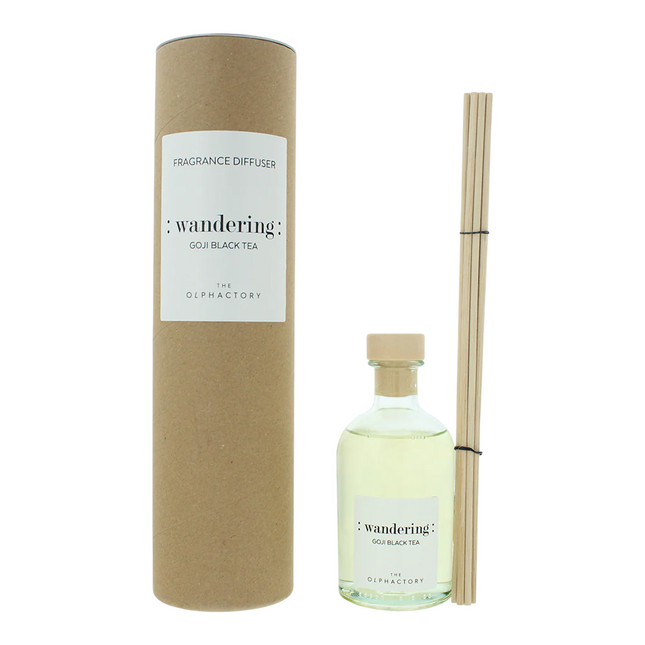 The Olphactory Wandering Goji Black Tea Reed Diffuser 250ml, 250 ml for Unisex